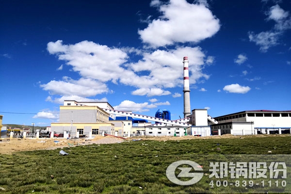 鄭鍋股份30噸角管式生物質蒸汽鍋爐